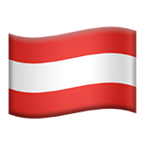 Apple flag: Austria