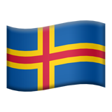 Apple flag: Åland Islands