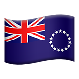 Apple flag: Cook Islands