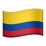Apple flag: Colombia