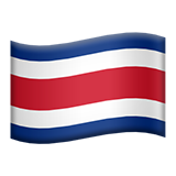Apple flag: Costa Rica