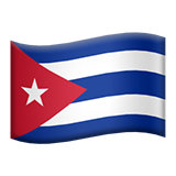 Apple flag: Cuba