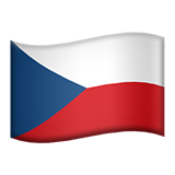 Apple flag: Czechia