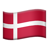 Apple flag: Denmark