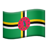 Apple flag: Dominica