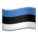 Apple flag: Estonia