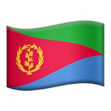 Apple flag: Eritrea