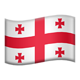 Apple flag: Georgia