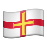 Apple flag: Guernsey
