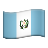Apple flag: Guatemala