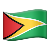 Apple flag: Guyana