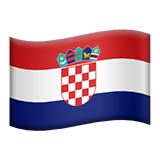 Apple flag: Croatia