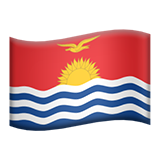 Apple flag: Kiribati
