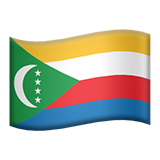 Apple flag: Comoros