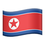 Apple flag: North Korea
