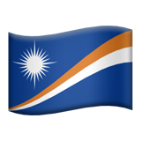 Apple flag: Marshall Islands