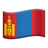 Apple flag: Mongolia