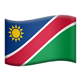 Apple flag: Namibia