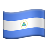 Apple flag: Nicaragua