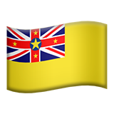 Apple flag: Niue