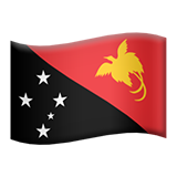 Apple flag: Papua New Guinea