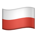 Apple flag: Poland