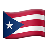 Apple flag: Puerto Rico