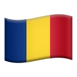 Apple flag: Romania