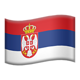 Apple flag: Serbia