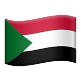 Apple flag: Sudan