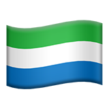 Apple flag: Sierra Leone