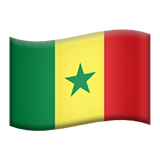 Apple flag: Senegal
