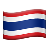 Apple flag: Thailand