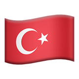 Apple flag: Turkey