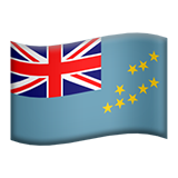 Apple flag: Tuvalu