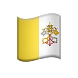 Apple flag: Vatican City