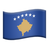 Apple flag: Kosovo