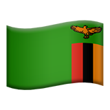 Apple flag: Zambia
