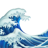 Apple water wave