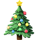 Apple Christmas tree