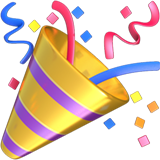 Apple party popper