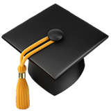 Apple graduation cap