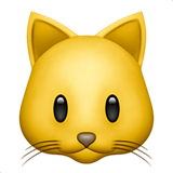 Apple cat face