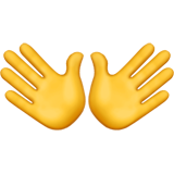 Apple open hands
