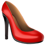 Apple high-heeled shoe