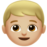 Apple boy: medium-light skin tone