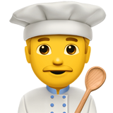 Apple man cook