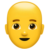 Apple man: bald