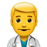 Apple man health worker