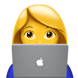 Apple woman technologist